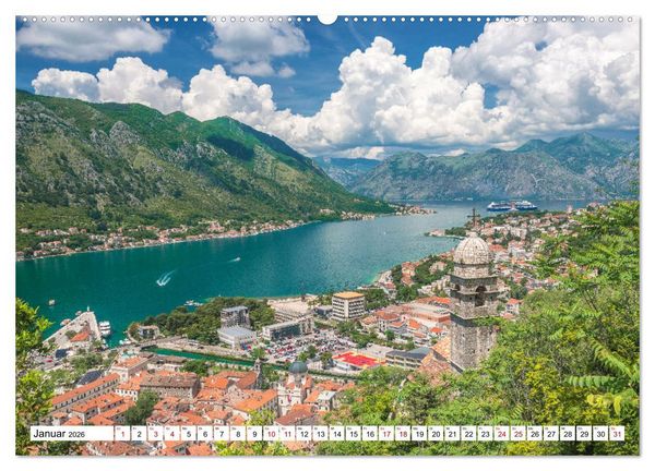 Produktbild: Montenegro - Das Land der schwarzen Berge (Wandkalender 2026 DIN A2 quer), CALVENDO Monatskalender