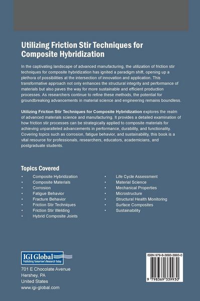Produktbild: Utilizing Friction Stir Techniques for Composite Hybridization