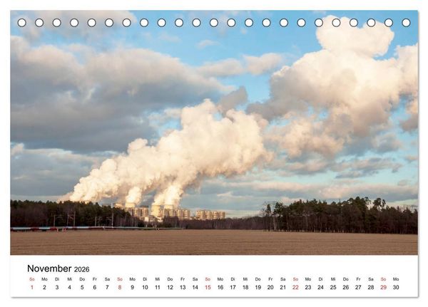 Produktbild: Bergbaulandschaften (Tischkalender 2026 DIN A5 quer), CALVENDO Monatskalender