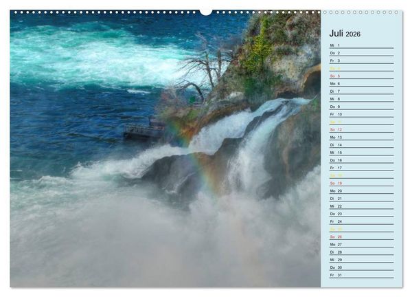 Produktbild: Gr&uuml;ezi . Landschaften in der Schweiz Planer (Wandkalender 2026 DIN A2 quer), CALVENDO Monatskalender