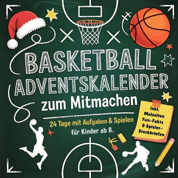 Produktbild: Der Basketball-Adventskalender zum Mitmachen f&uuml;r Kinder