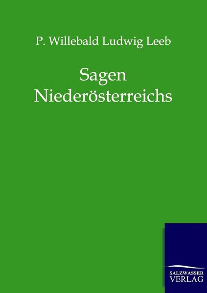 Produktbild: Sagen Nieder&ouml;sterreichs