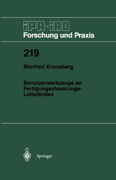 Produktbild: Benutzerwerkzeuge an Fertigungssteuerungs-Leitst&auml;nden
