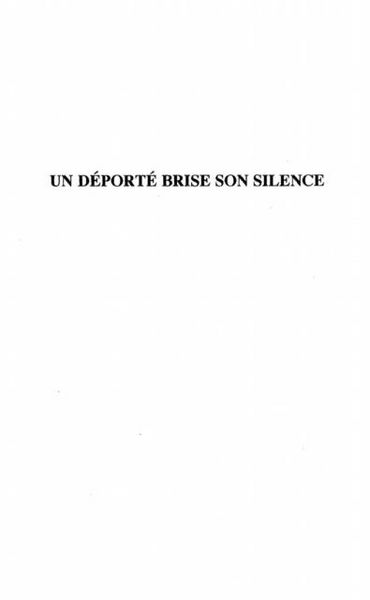 Produktbild: Un deporte brise son silence