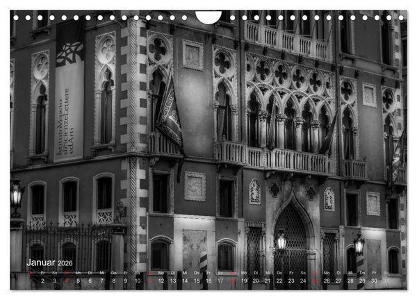 Produktbild: Venedig - Licht und Schatten (Wandkalender 2026 DIN A4 quer), CALVENDO Monatskalender
