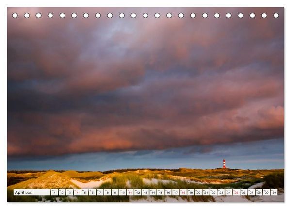 Produktbild: Amrum. Natur und Landschaften (Tischkalender 2027 DIN A5 quer), CALVENDO Monatskalender