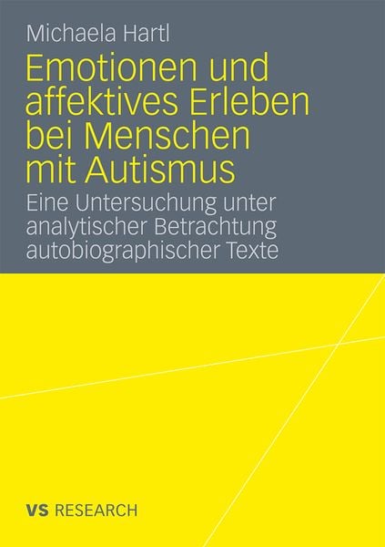 Produktbild: Emotionen und affektives Erleben bei Menschen mit Autismus