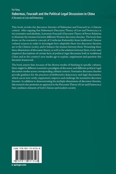 Produktbild: Habermas, Foucault and the Political-Legal Discussions in China