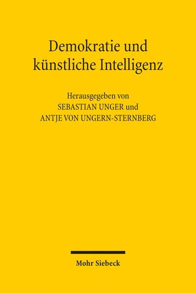 Produktbild: Demokratie und k&uuml;nstliche Intelligenz