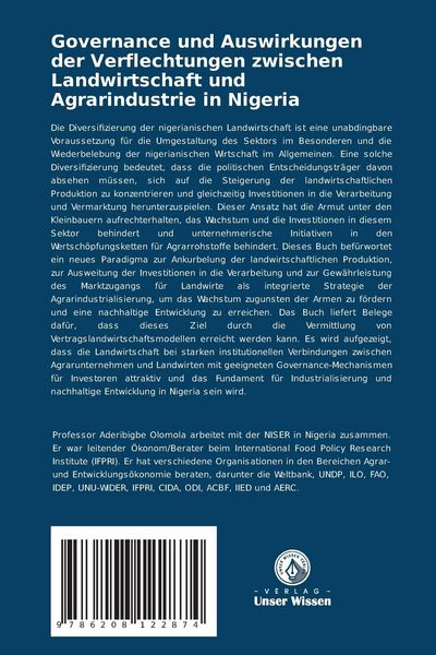Produktbild: Governance und Auswirkungen der Verflechtungen zwischen Landwirtschaft und Agrarindustrie in Nigeria