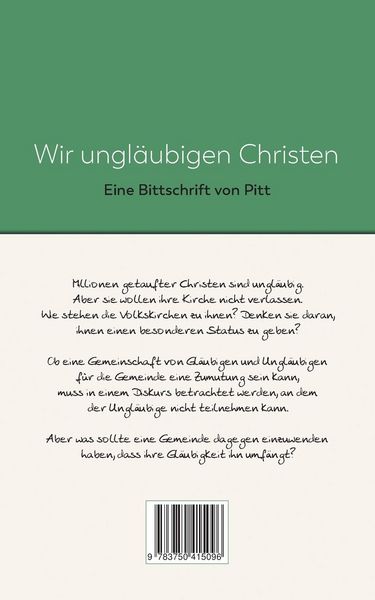 Produktbild: Wir ungl&auml;ubigen Christen