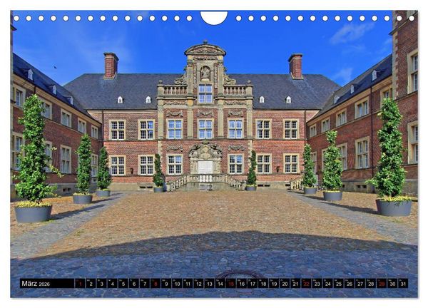 Produktbild: Burgen und Schl&ouml;sser im M&uuml;nsterland (Wandkalender 2026 DIN A4 quer), CALVENDO Monatskalender