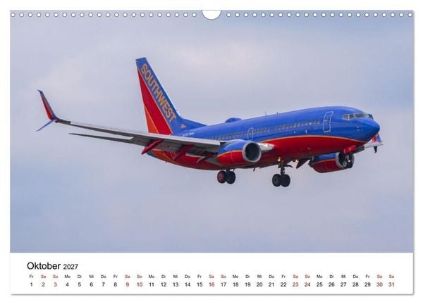 Produktbild: Boeing 737 - Die Baby Boeing (Wandkalender 2027 DIN A3 quer), CALVENDO Monatskalender