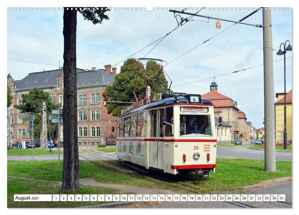 Produktbild: LOWA-Stra&szlig;enbahnen Naumburg-Gera-Sta&szlig;furt-Frankfurt/Oder (hochwertiger Premium Wandkalender 2027 DIN A2 quer), Kunstdruck in Hochglanz