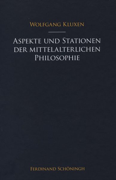 Produktbild: Aspekte und Stationen der mittelalterlichen Philosophie