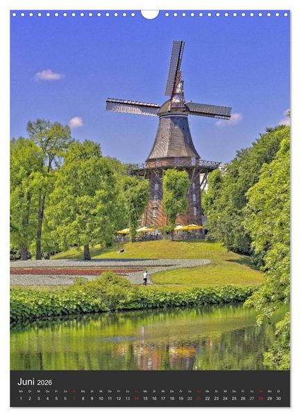 Produktbild: Highlights in Bremen (Wandkalender 2026 DIN A3 hoch), CALVENDO Monatskalender