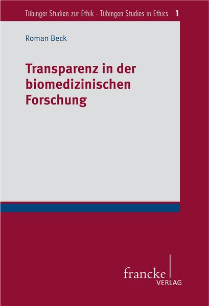 Produktbild: Transparenz in der biomedizinischen Forschung