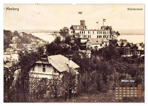 Produktbild: Gr&uuml;&szlig;e aus dem alten Hamburg &ndash; Historische Ansichten der Stadt (Wandkalender 2026 DIN A2 quer), CALVENDO Monatskalender