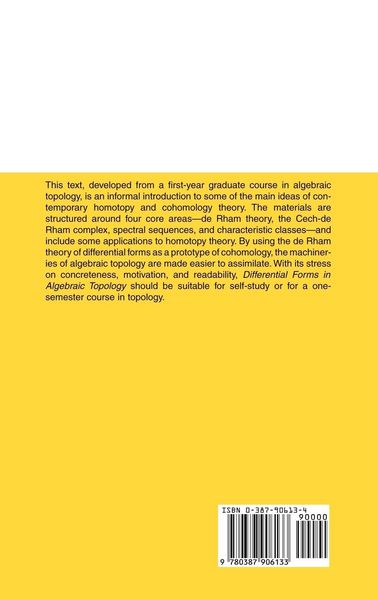 Produktbild: Differential Forms in Algebraic Topology