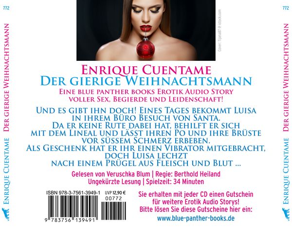 Produktbild: Der gierige Weihnachtsmann | Erotik Audio Story | Erotisches Hörbuch Audio-CD