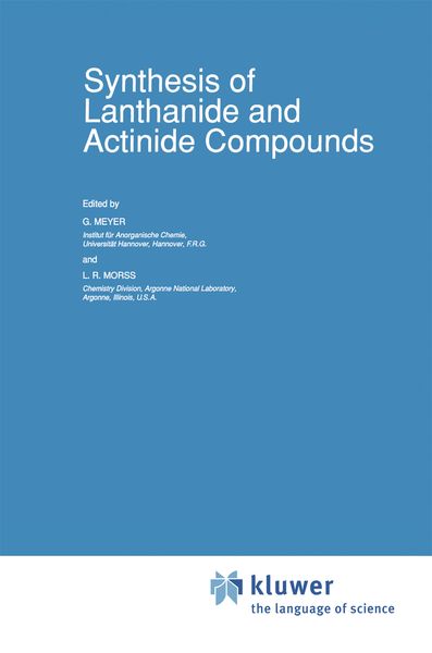 Produktbild: Synthesis of Lanthanide and Actinide Compounds