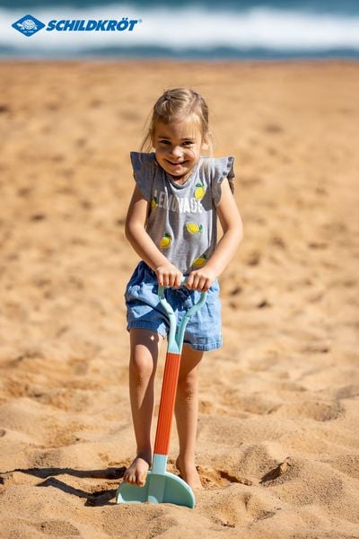 Produktbild: Schildkr&ouml;t 970248 - BeachToy Set 2in1, Schaufel+Kescher, ausziehbar, Shovel Fishing Net, Strandspielzeug