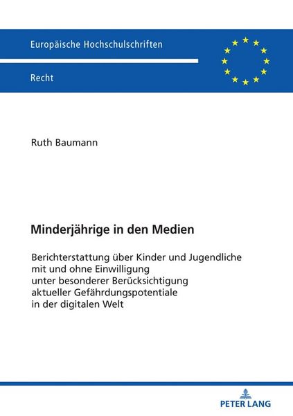 Produktbild: Minderj&auml;hrige in den Medien