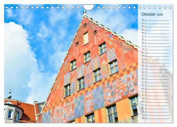 Produktbild: Romantisches Augsburg (Wandkalender 2026 DIN A4 quer), CALVENDO Monatskalender