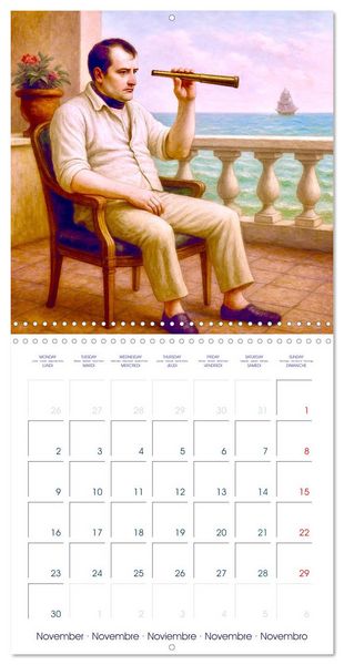 Produktbild: Napol&eacute;on Bonaparte (Calendrier mural carr&eacute; 2026 30x30 cm) Calendrier double avec une page pour vos prises de notes