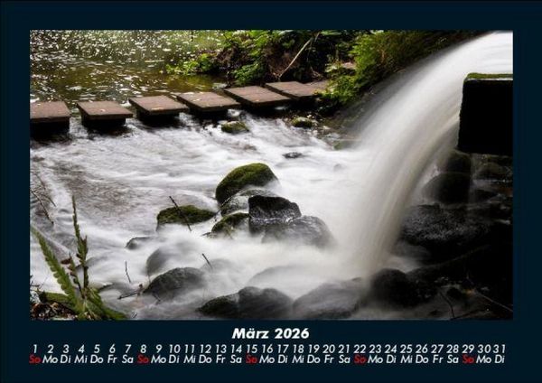 Produktbild: Wasserf&auml;lle 2026 Fotokalender DIN A5
