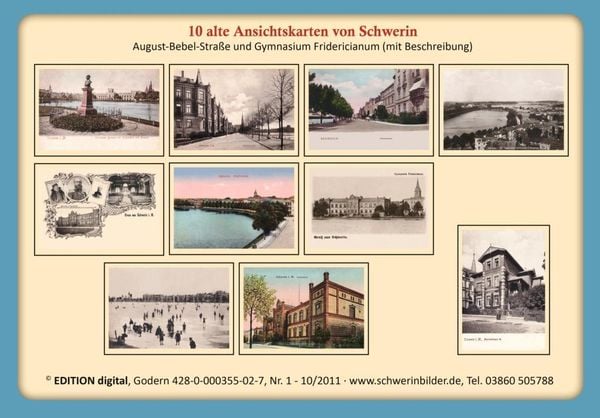 Produktbild: 10 alte Ansichtskarten von Schwerin