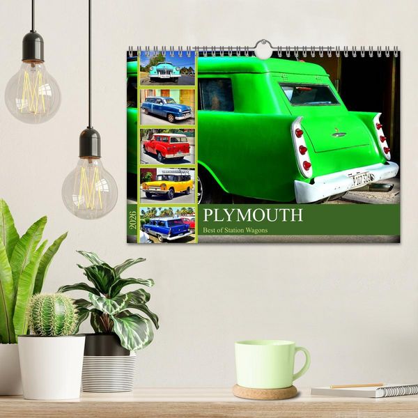 Produktbild: PLYMOUTH - Best of Station Wagons (Wandkalender 2026 DIN A4 quer), CALVENDO Monatskalender