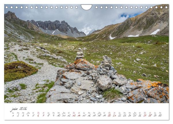 Produktbild: Le col de l'Izoard sur la route des Grandes Alpes (Calendrier mural 2026 DIN A4 vertical), CALVENDO calendrier mensuel