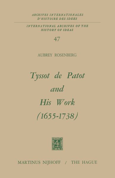 Produktbild: Tyssot De Patot and His Work 1655 &ndash; 1738
