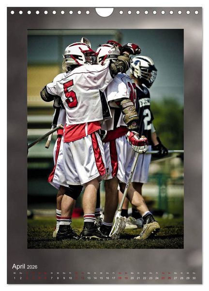 Produktbild: Teamsport - LACROSSE (Wandkalender 2026 DIN A4 hoch), CALVENDO Monatskalender