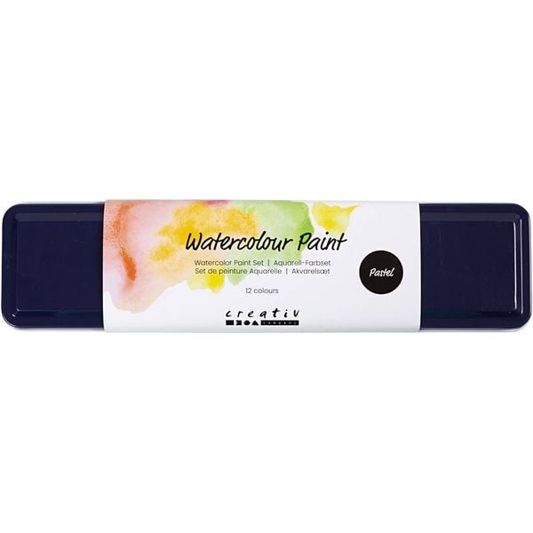 Produktbild: Creativ Company Wasserfarben-Set, Pastellfarben, 12 Farbe