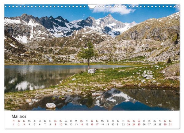 Produktbild: Alpensee - Wunder der Natur (Wandkalender 2026 DIN A3 quer), CALVENDO Monatskalender
