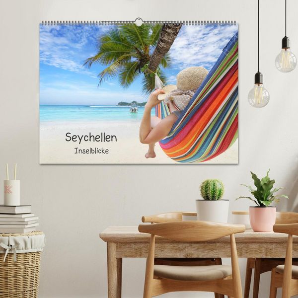 Produktbild: Seychellen Inselblicke (Wandkalender 2026 DIN A2 quer), CALVENDO Monatskalender