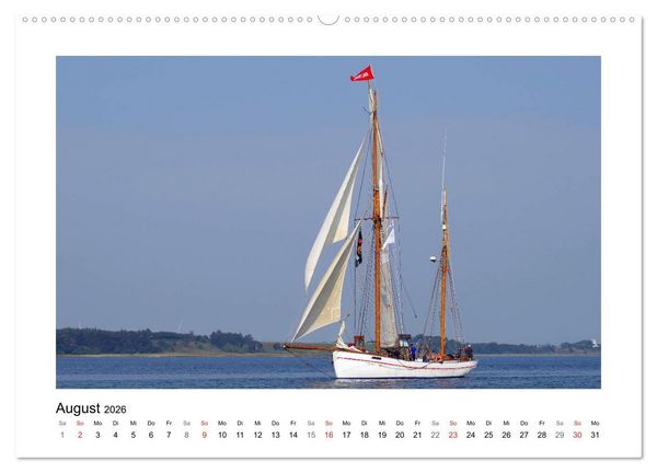 Produktbild: Segelschiffe auf dem Limfjord (Wandkalender 2026 DIN A2 quer), CALVENDO Monatskalender