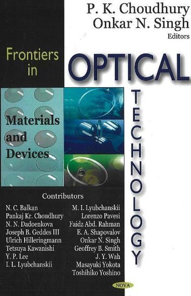 Produktbild: Frontiers in Optical Technology