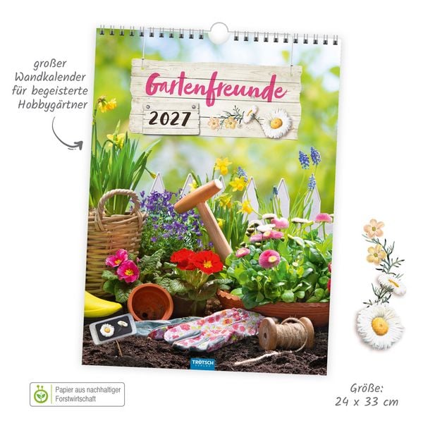 Produktbild: TR&Ouml;TSCH - Classickalender Gartenfreunde 2027