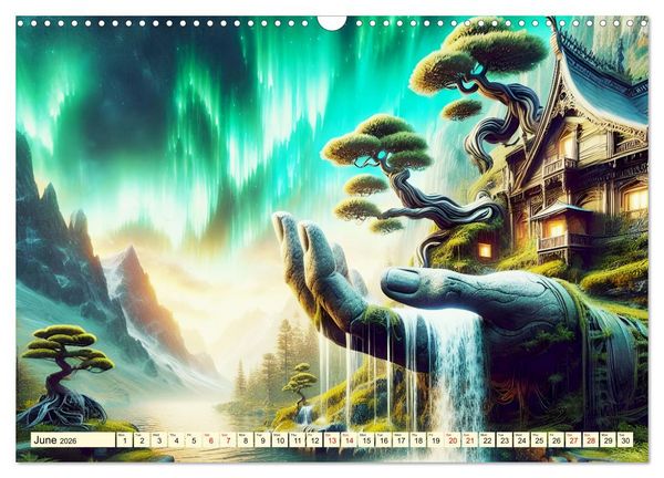 Produktbild: Nature Genesis - The hand of life (Wall Calendar 2026 DIN A3 landscape), CALVENDO 12 Month Wall Calendar