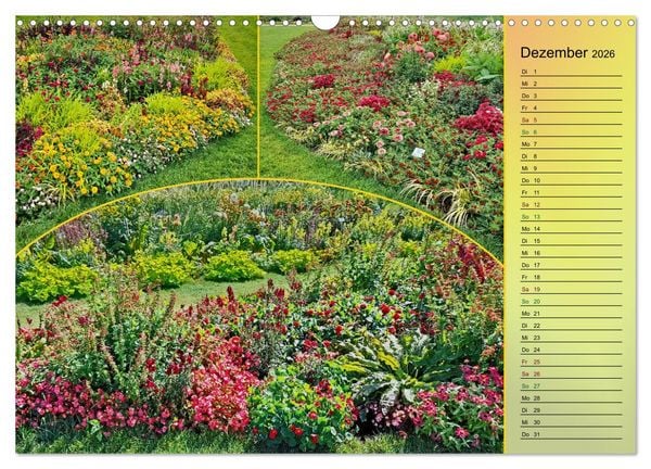 Produktbild: Bl&uuml;hende Gartenparks in Mannheim (Wandkalender 2026 DIN A3 quer), CALVENDO Monatskalender