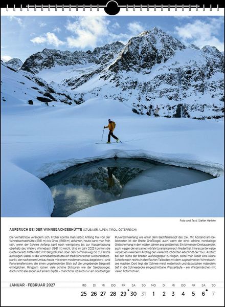 Produktbild: Blodigs Alpenkalender 2027