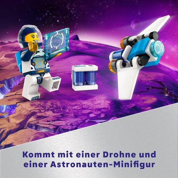 Produktbild: LEGO City 60430 Raumschiff, Weltraum-Spielzeug mit Space Shuttle