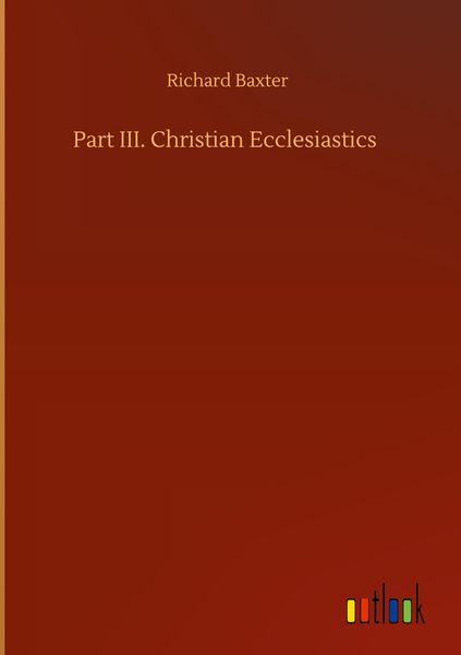 Produktbild: Part III. Christian Ecclesiastics
