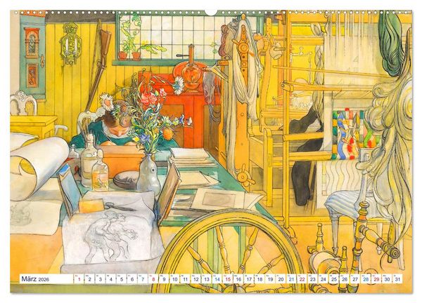 Produktbild: Schwedens heile Welt (hochwertiger Premium Wandkalender 2026 DIN A2 quer), Kunstdruck in Hochglanz