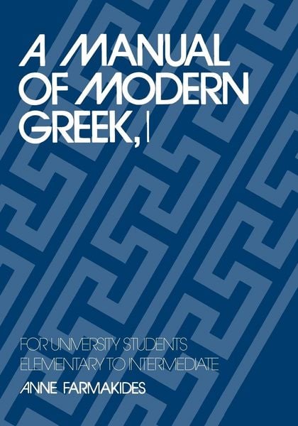 Produktbild: A Manual of Modern Greek, I