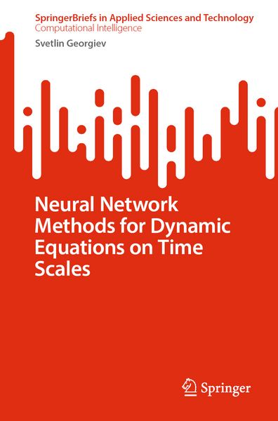 Produktbild: Neural Network Methods for Dynamic Equations on Time Scales
