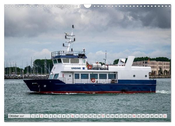 Produktbild: Ostsee Ahoi - Gro&szlig;e Schiffe, kleine Boote (Wandkalender 2027 DIN A3 quer), CALVENDO Monatskalender